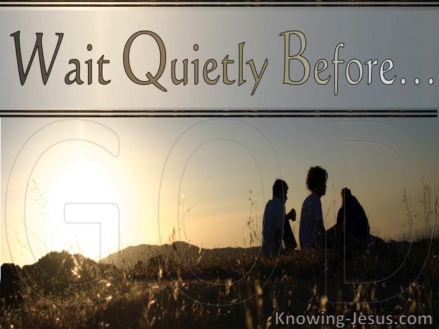 Psalm 62:5 My Soul Wait Quietly For God (beige)